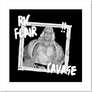 ric flair in frame savage Posters and Art